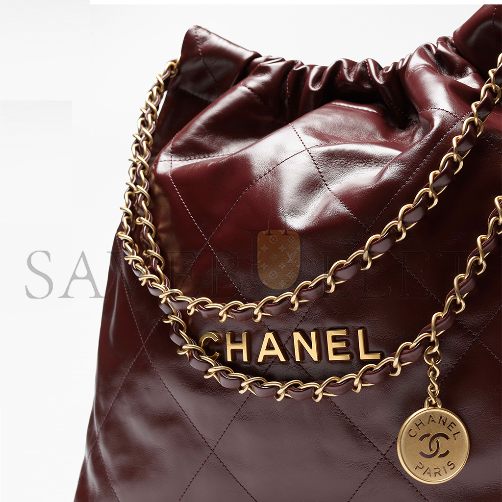 CHANEL MASTER 22 HANDBAG SHINY CALFSKIN & GOLD-TONE METAL AS3261 (42*36*8cm) CHANEL MASTER 22 HANDBAG SHINY CALFSKIN & GOLD-TONE METAL AS3261 (42*36*8cm)
